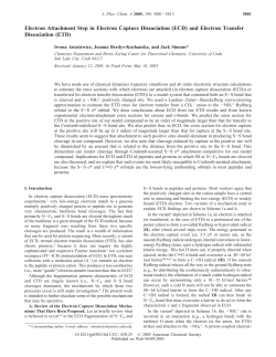 Electron Attachment Step in Electron Capture Dissociation (ECD