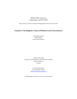 Paper Proposal - Carleton University