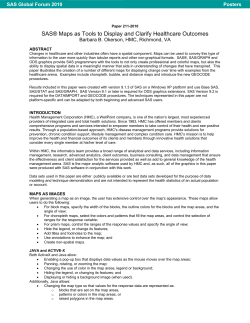 211-2010: SAS&reg; Maps as Tools to Display and Clarify Healthcare