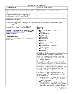 Grade 3 Health Unit 6_master copy