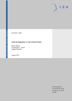 Internal Migration in the United States