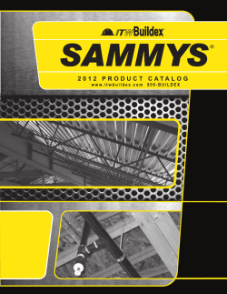2012 Sammys&reg; Catalog