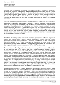 Michelle Facos is professor of art history at Indiana