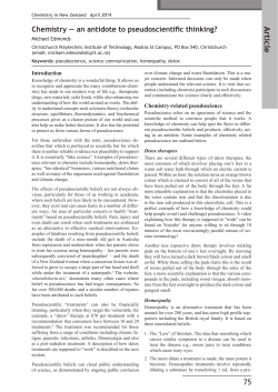 an antidote to pseudoscientific thinking?