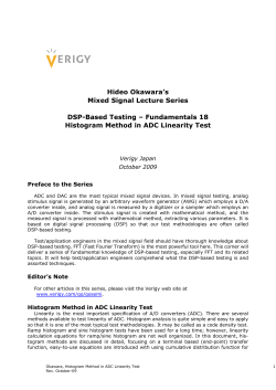 Hideo Okawara`s Mixed Signal Lecture Series DSP