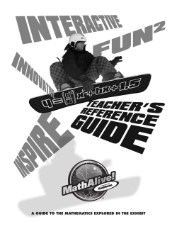 a guide to the mathematics explored