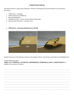 Coastal Erosion Features
