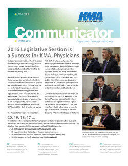 Spring 2016 - Kentucky Medical Association