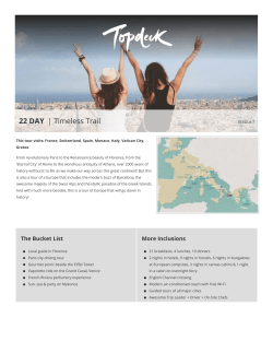 22 DAY | Timeless Trail