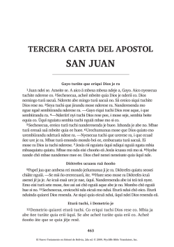 El Nuevo Testamento en Sirion&oacute; de Bolivia [ISO:sqr]