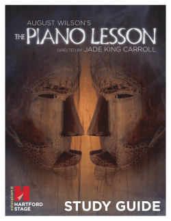 study guide - Hartford Stage