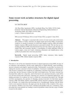 Fulltext PDF - Indian Academy of Sciences