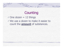 Counting - Manasquan Public Schools