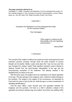chapter 7 - Paul Verhaeghe