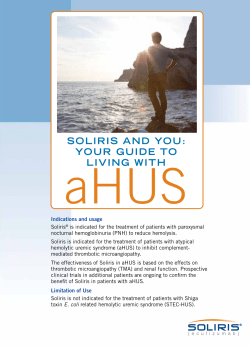 Learning More About aHUS