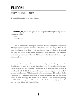 Eric Chevillard - Puerto del Sol