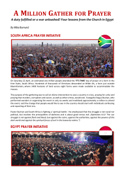 a million gather for prayer