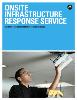 onsite infrastructure response service