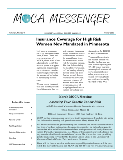 February 2006.pub - Minnesota Ovarian Cancer Alliance