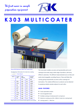 k303 multicoater
