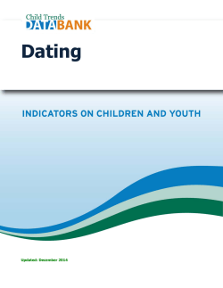 Dating - Child Trends