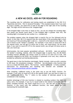 a new ms excel add-in for rounding