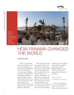 how panama changed the world