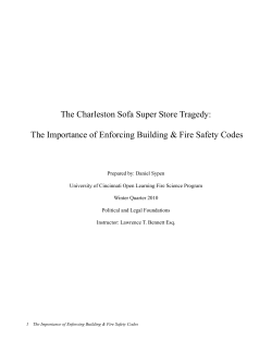 The Charleston Sofa Super Store Tragedy: The Importance of