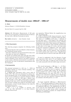 - Astronomy and Astrophysics Supplement Series