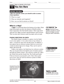 Chapter 2 Maps as Models of the Earth