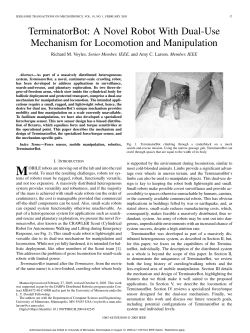 TerminatorBot: A Novel Robot With Dual-Use