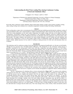 Understanding the Role Water-Cooling Plays During Continuous