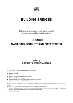 building bridges