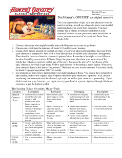Odyssey Narrative - Shoreline School District