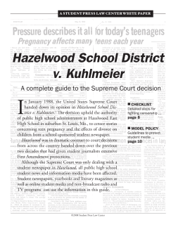 Hazelwood School District v. Kuhlmeier