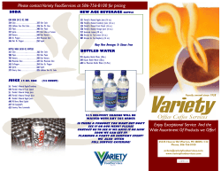 Please contact Variety FoodServices at 586-756