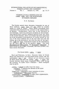 INTERNATIONAL BULLETIN OF BACTERIOLOGICAL