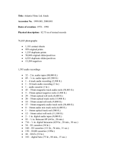 Title: Atlantis Films Ltd. fonds Accession No