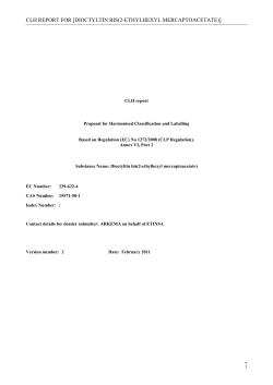 Final CLH report DOTE 2011-02-11