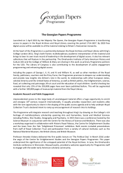 GPP Report 2016 - Georgian Papers Programme