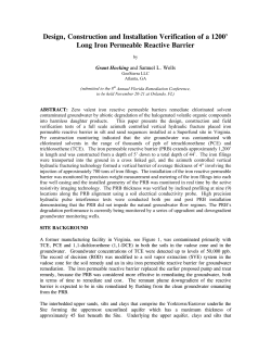 Design, Construction and Installation Verification of a 1200` Long