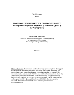 PROTEIN CRYSTALLIZATION FOR DRUG DEVELOPMENT