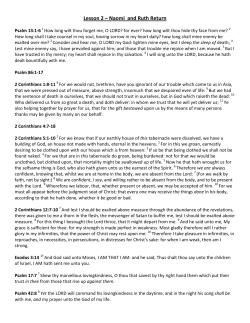 Lesson 2 - Bluffton Country, IN