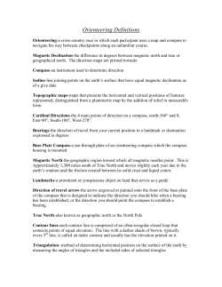 Orienteering Definitions