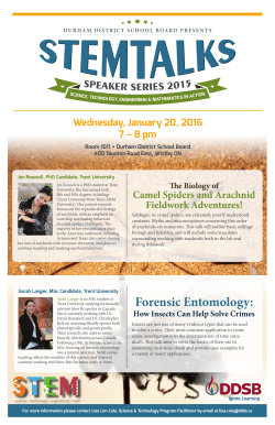 Forensic Entomology - YorkU Celebrates #WomenInSTEM
