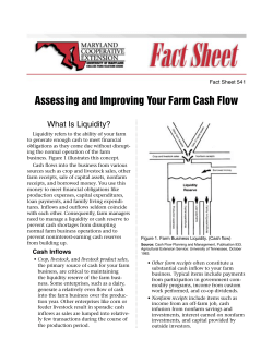 Assessing and Improving Your Farm Cash Flow