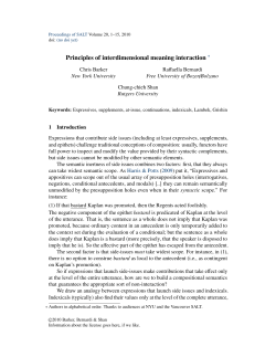 Principles of interdimensional meaning interaction
