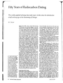 Fifty Years of Radiocarbon Dating