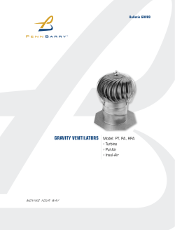 Gravity Ventilator