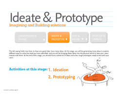 1. Ideation 2. Prototyping - The Center for Care Innovations